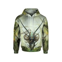 Jaket Hoodie Sweater Pria Anime TIGER 3D FullPrint PullOver ART 1