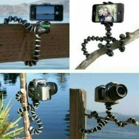 Jual Mini Flexible Tripod Gorilla Pod Octopus + Holder U | Gorila Size S Murah
