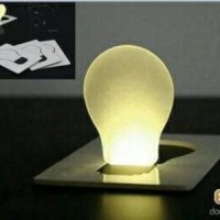 Jual Lampu Kartu Emergency LED Unik Tipis Senter Murah