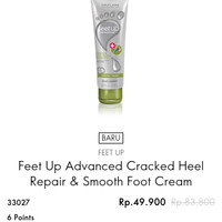 Jual feet up advanced cracked heel repair smooth foot cream Murah