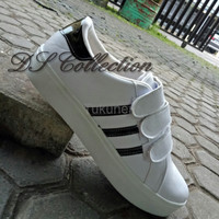 Jual Sepatu Wanita Cewek Adidas Replika 3 Stripe Terbaru Murah