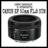 LENSA KAMERA DSLR CANON EF 50mm 50 F/1.8 STM FOR EOS 1200D 1300D 700D