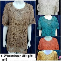 Jual Blouse/atasan wanita brokat import Murah