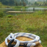 Jual gelang lilit prusik layer with Black anchor Murah