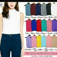Jual turtle neck tanktop / atasan wanita Murah