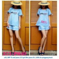 Setelan Baju Wanita Celana Pendek Fashion Tanah Abang