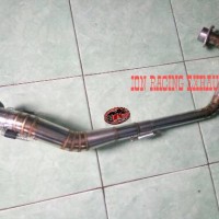 Pipa Leher knalpot SATRIA FU+Adaptor