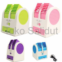 Jual grosir AC DUDUK AC Portable Mini Double Fan Murah