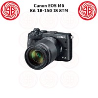 Kamera Canon EOS M6 Kit + M18-150mm ; Camera Mirrorless M6 Kit ; 24MP