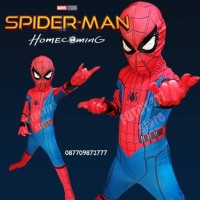 Jual Kostum Spiderman Homecoming anak baju ulang tahun laki home coming Murah