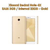 Xiaomi Redmi Note 4X Snapdragon 3/32 - Gold - Baru NEW - Distributor