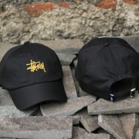 Jual TOPI DAD HAT STUSSY GOLD Murah