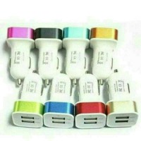 Jual Charger Mobil USB Mini 2 Terminal Murah