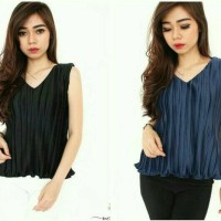 Jual LEICA PLEATED TOP ATASAN IMPORT/BAJU ATASAN IMPORT Murah