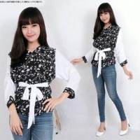 Jual Tk kimono batik white 47.000 Bahan katun rayon motif asli fit to L Murah
