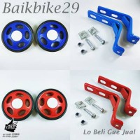 Roda Bantu Sepeda Anak 2 Warna Merah Dan Biru