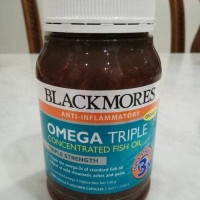 Jual blackmores omega 3 triple concentrated odourless fish oil minyak ikan Murah
