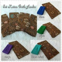 Jual set bahan kebaya/brokat sofia & katun batik amelia Murah