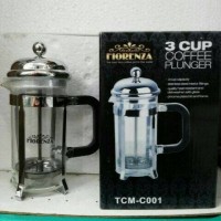 Jual COFFEE PLUNGER 3CUP FIORENZA / PENYARING KOPI /TEH Murah