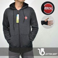 JAKET DISTRO PRIA HOODIE RSCH OUVAL RESEARCH FINGER PREMIUM