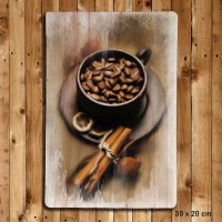 Jual Hiasan Dinding Pajangan Poster Kayu Wooden Poster Coffe Murah