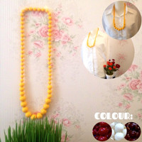 Jual Kalung geometric warna warni cerah polos bola T1310 Murah