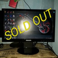 LED Monitor Komputer Pc Philips 19inch wide
