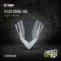 Jual TGP Visor VARIO 150 ESP warna BLACK CHROME Murah