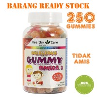 Jual Healthy Care Gummy Omega 3 Vitamin Anak - 250 gummies Murah