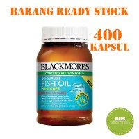 Jual Blackmores Odourless Fish Oil 1000mg Mini Caps 400 kapsul Murah
