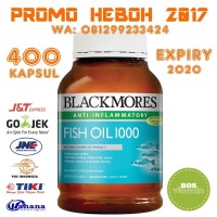 Jual READY STOCK - Blackmores Fish Oil 1000mg 400 capsules Murah