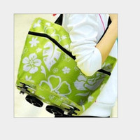 Jual Paling Murah POLKA DOT Tas Troli 02 Lipat Troly Shopping Foldable Trol Murah