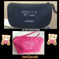 Grosir tas/pouch Kosmetik di indonesia (FREE SABLON)