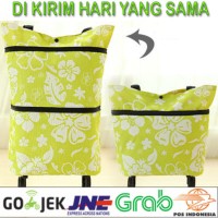 Jual BW006 FOLDABLE TROLLEY BAG 03 CART TAS TROLI LIPAT TROLY SHOPPING BAG Murah