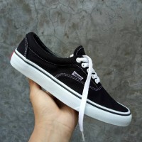 SEPATU VANS ERA BLACK WHITE PREMIUM IFC FULL TAG BARCODE MADE IN CHINA