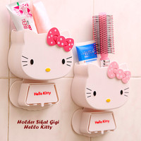 Jual Holder Sikat Gigi HELLO KITTY (Bisa untuk tempat sikat gigi & sisir) Murah