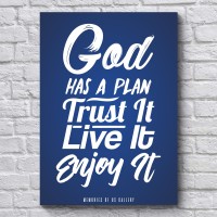 Jual Poster Typografi About Life - Papan Kayu (25cm x 30cm) Murah