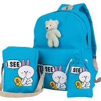 Jual Tas Ransel & Sling Anak Perempuan Biru Catenzo Junior CIN 032 murah Murah