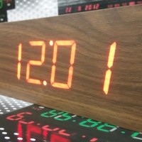 Jual JAM MEJA KAYU DIGITAL LED TYPE 916 Murah