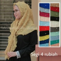 Jual Kerudung Ruby Linen Squre (Segi Empat) Rubi Rubiah Murah