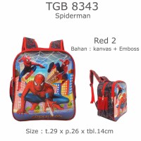 Jual Tas Ransel Spiderman Anak Laki2 Red2 Murah