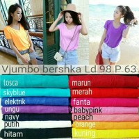 Jual BASIC TEE V-NECK JUMBO B*RSHK* Murah