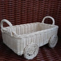 Jual keranjang roda rotan 25x15x8 Murah