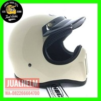 HELM CAKIL HBC POLOS KREM