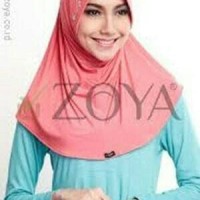 Jual Jilbab Zoya HB Marsha Blush Murah Cuci Gudang Murah