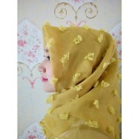 Jual segiempat linen rubi premium scarf Murah