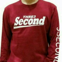 KAOS LENGAN PANJANG THREE SECOND TERBARU