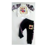 Jual Stelan anak cowok 1-3tahun spiderman import termurah terbaru Murah
