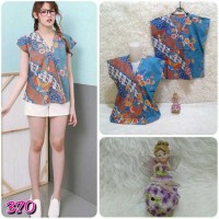 Jual Lf-370 blouse kimono batik Murah
