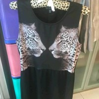 Jual Dress leopard cotton on Murah